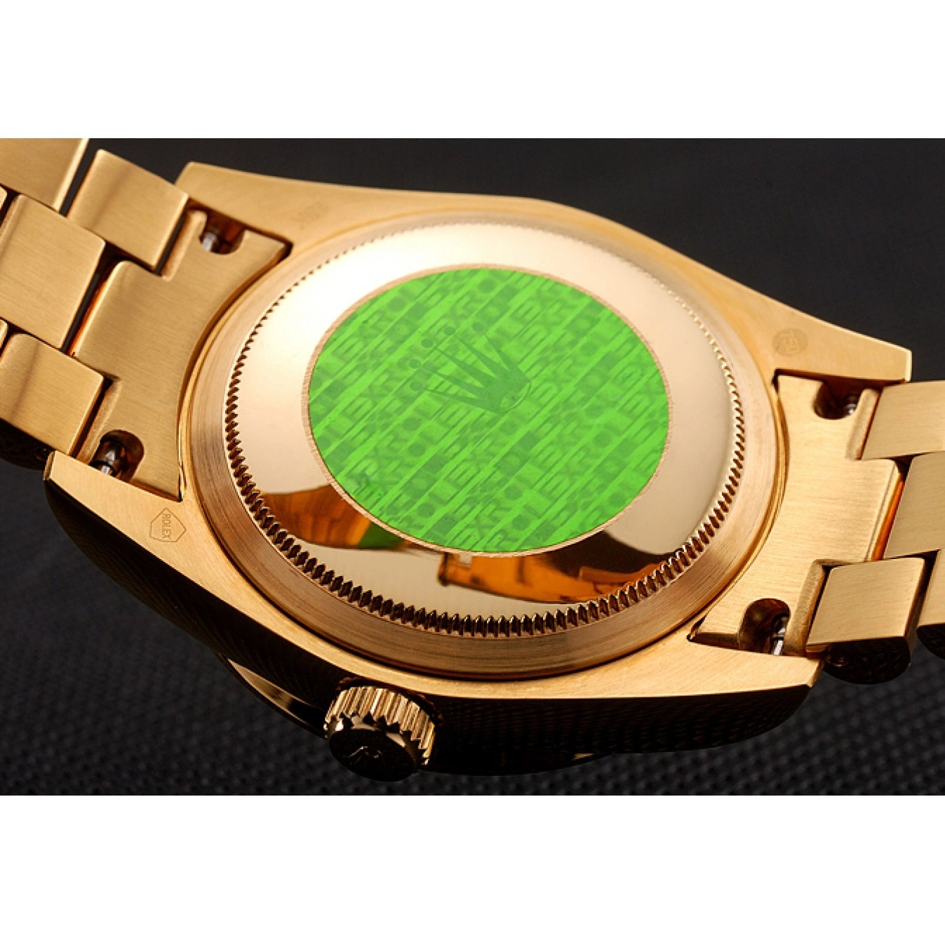 AAA Replica Watches Gold Bracelet Gold Day-Date Diamond 1453954 Swiss Pave Dial Diamond Rolex 0823